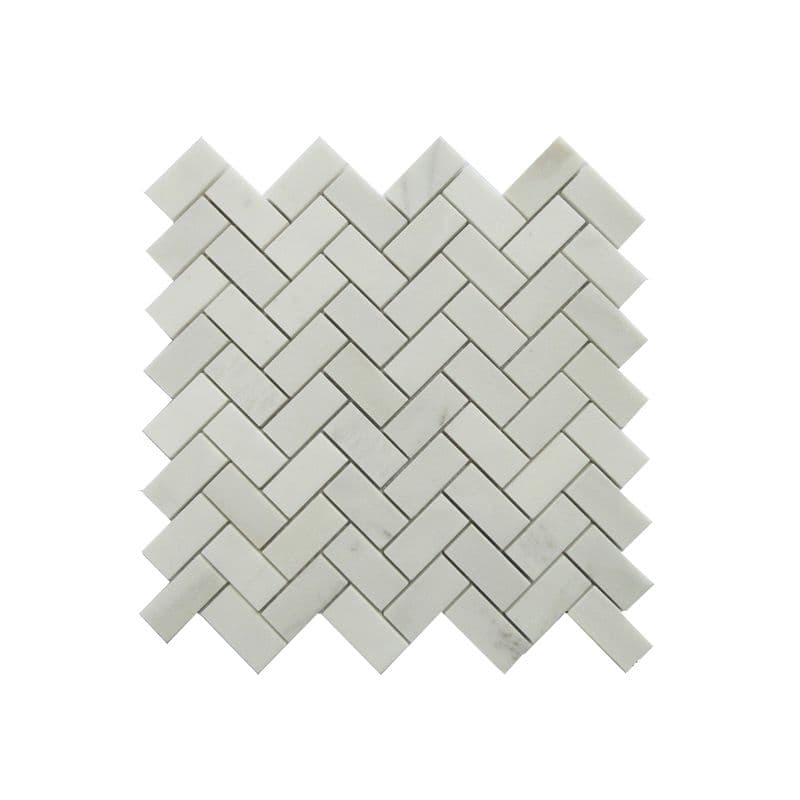 Đá Mosaic Xương Cá 23x48 Trắng Sữa