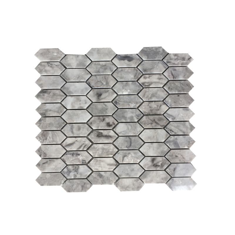 Đá Mosaic Picket Ghi