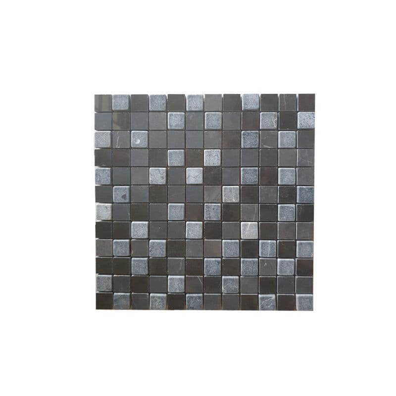 Đá Mosaic 23x23 Đen Bóng, Rung
