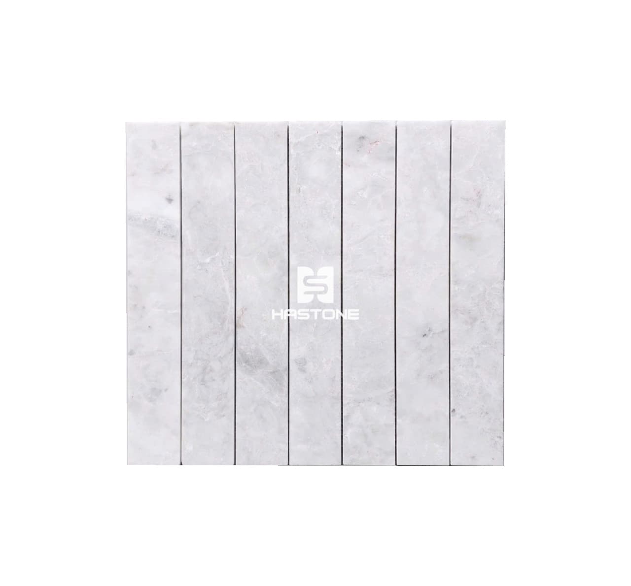 Đá Mosaic Thẻ 48x300 Ghi Nhạt Honed