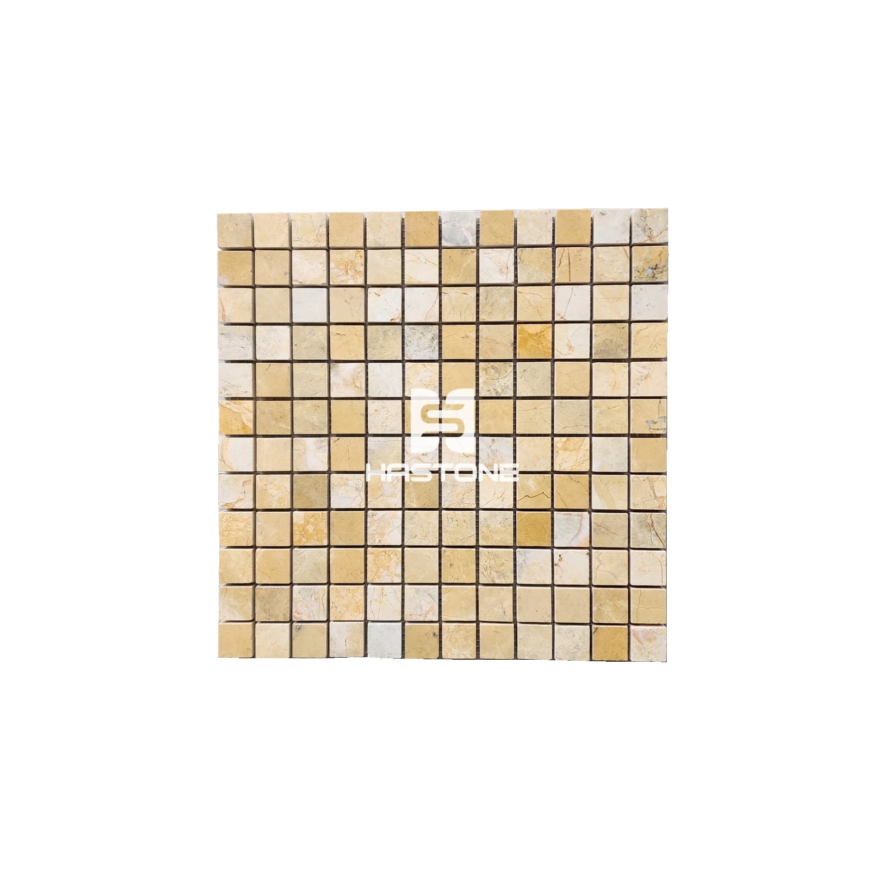 Lemon Yellow Square 23x23 Honed Mosaic