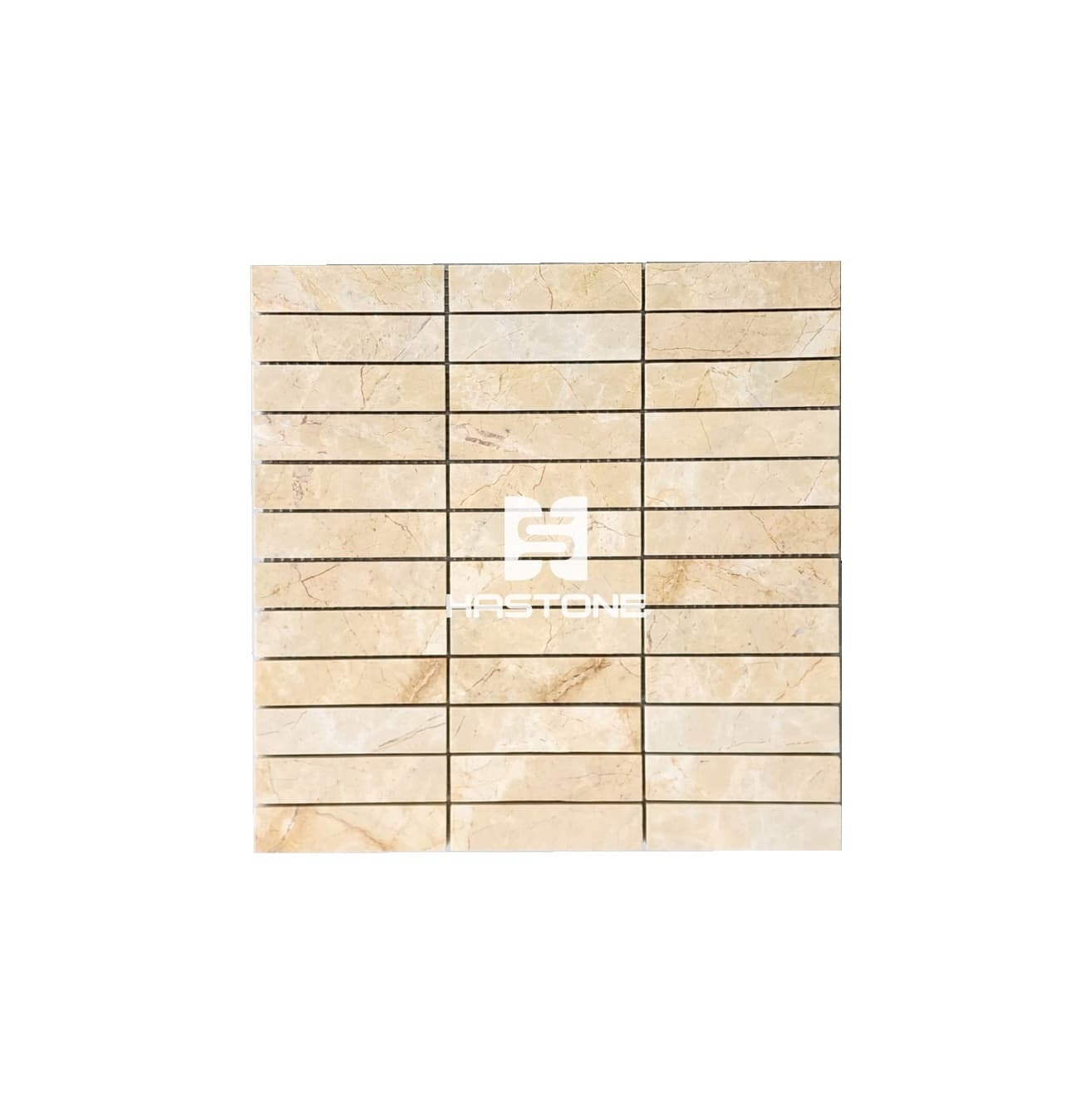 Lemon Yellow Card 23x98 Honed Mosaic