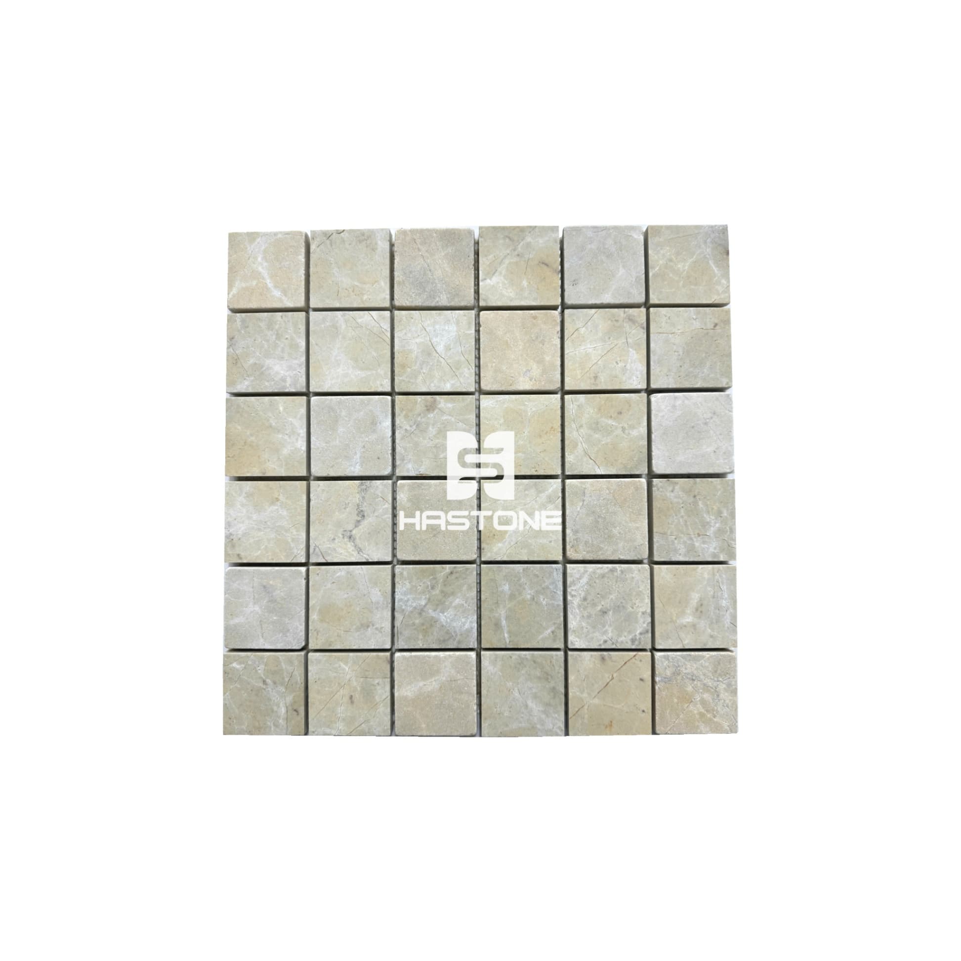 Đá Mosaic Vuông 48x48 Vàng Chanh Honed